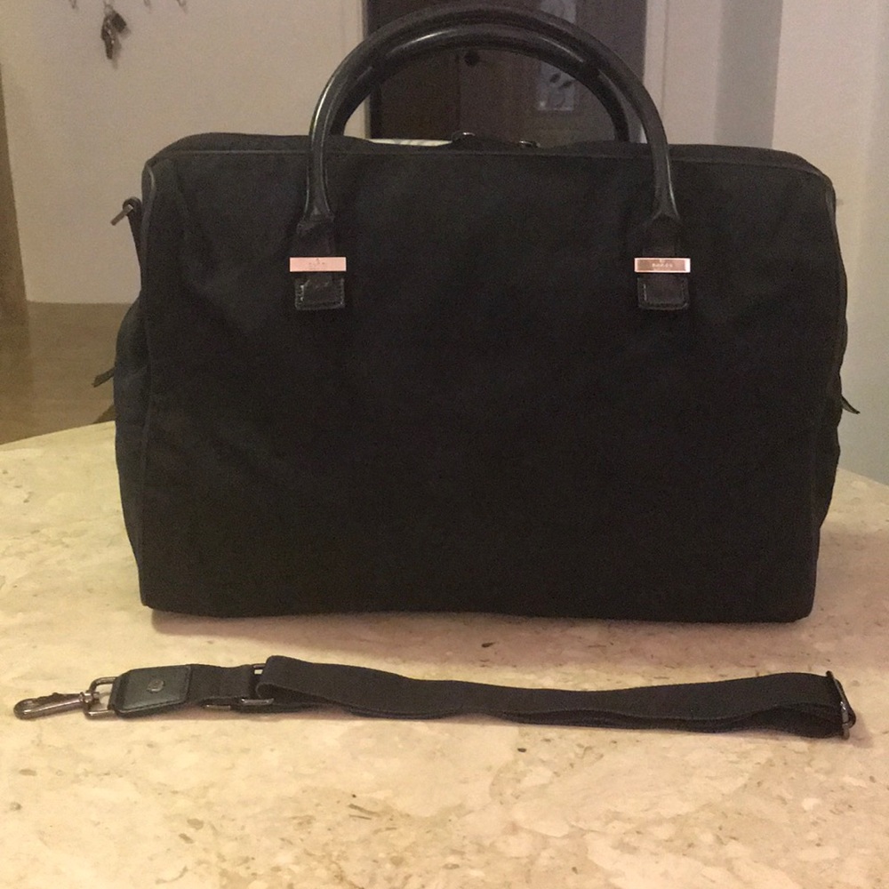Gucci Vintage Large weekend bag black unisex